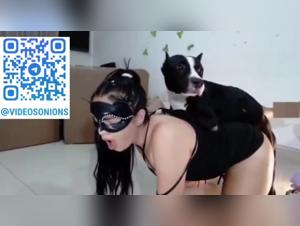 Wild zoophilia: A Latina lets herself be dominated by her canine instinct