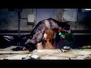 Woman and Dog: A Forbidden Meeting