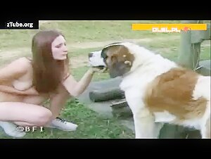Woman and dog: shocking bestiality sex video