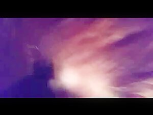 Woman cleaning her dog and it gets out of hand