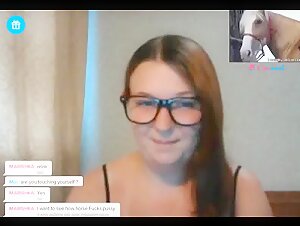 Woman lets loose with her dog in a beastly video