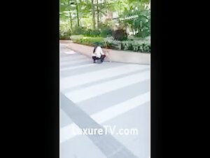 Woman masturbates with her dog