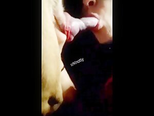 Woman Showing Off Her Canine Blowjob Skills