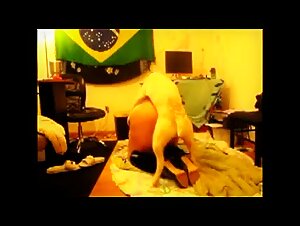 ZooFap: Brazilian BBW Smokes With Her Dog